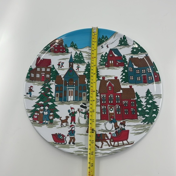 TAIPRO Melamine Christmas Theme Serving Plate USED - Picture 7 of 10